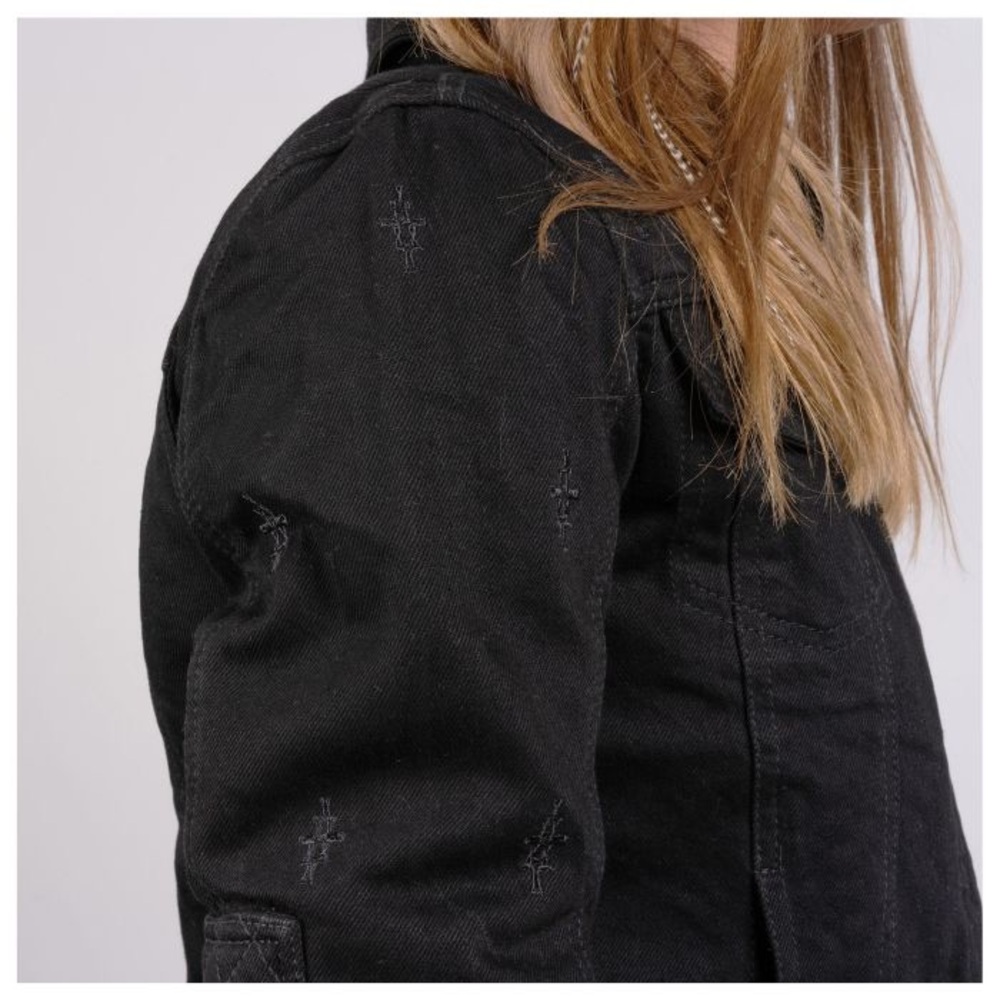 Motorcycle Denim Jacket - Picture 8 of 15